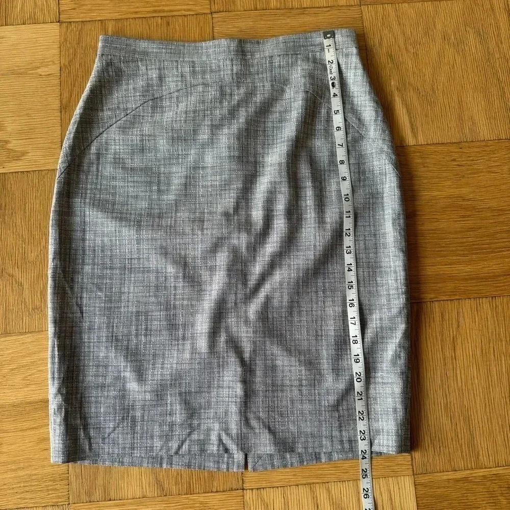 Reiss Size 8 Remi Gray Pencil Skirt Work Career Office Luxe Academia